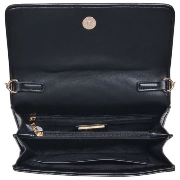 Urban Expressions ~ The Tamara Black Quilted Crossbody Bag - Picture 5 of 9